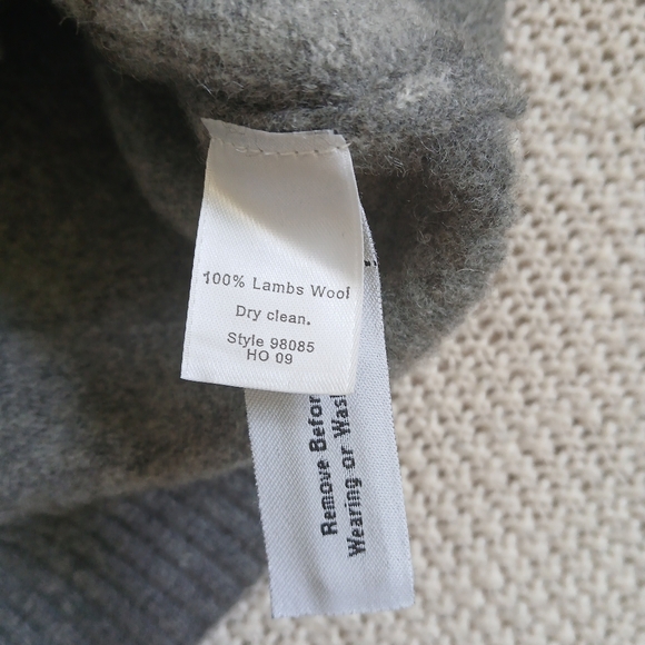 J. Crew Grey Argyle Wool Sweater - Picture 10 of 12